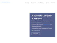 Tablet Screenshot of mybluecrystal.com
